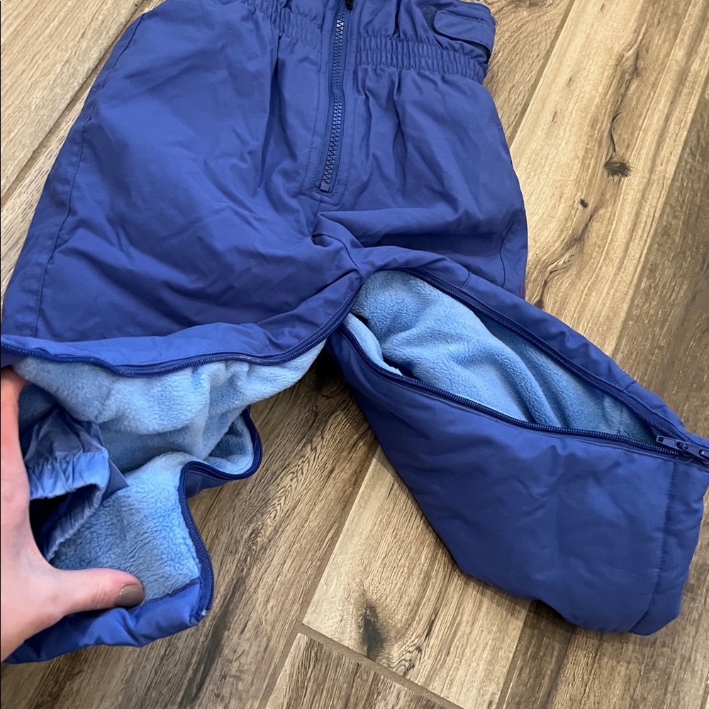 The Children's Place Periwinkle Blue Snow Bib Overalls / Snow Pants 24M - Picture 8 of 9